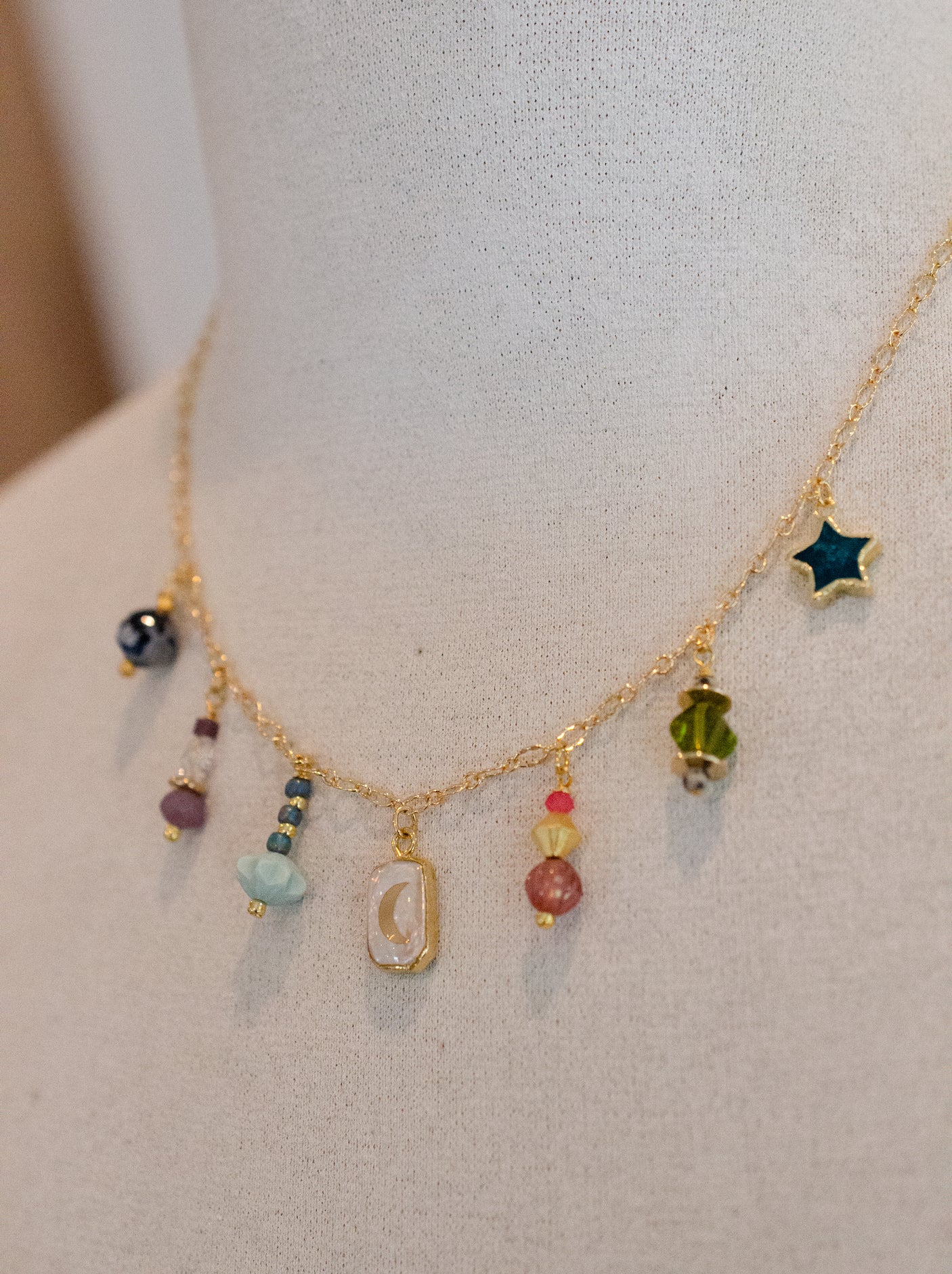 Atlas Charm Necklace