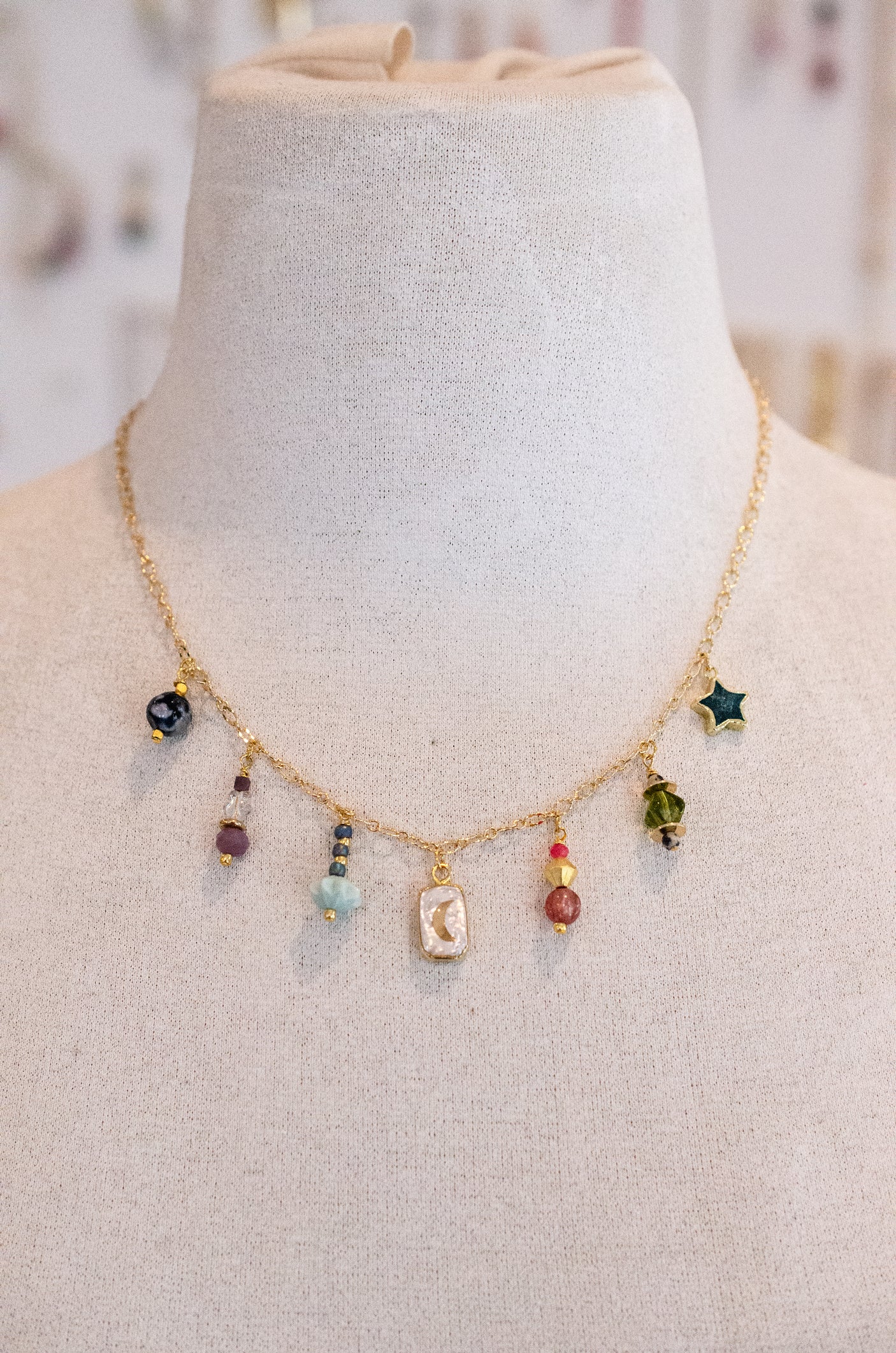 Atlas Charm Necklace