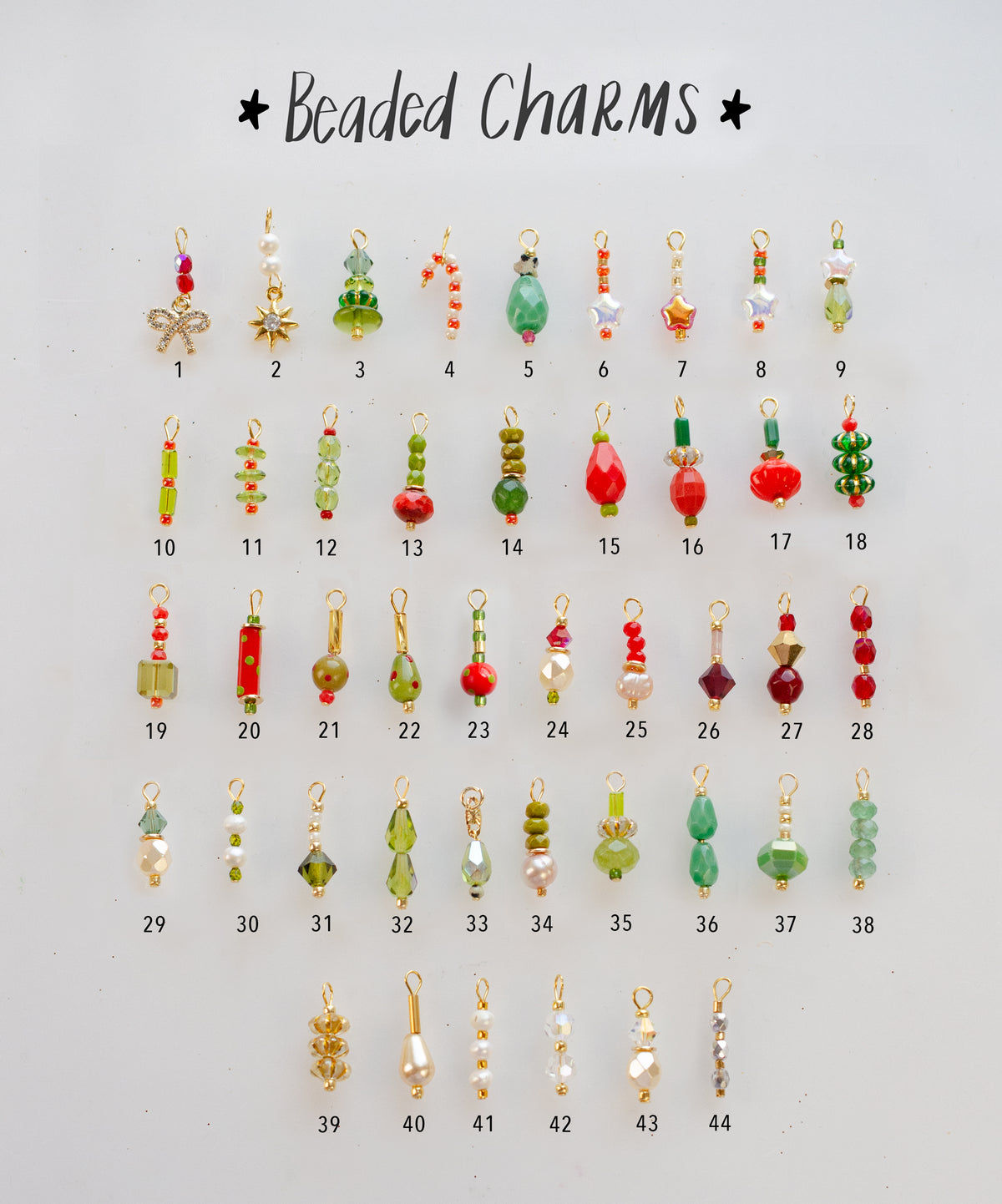Mix and Match Christmas Charm Earrings