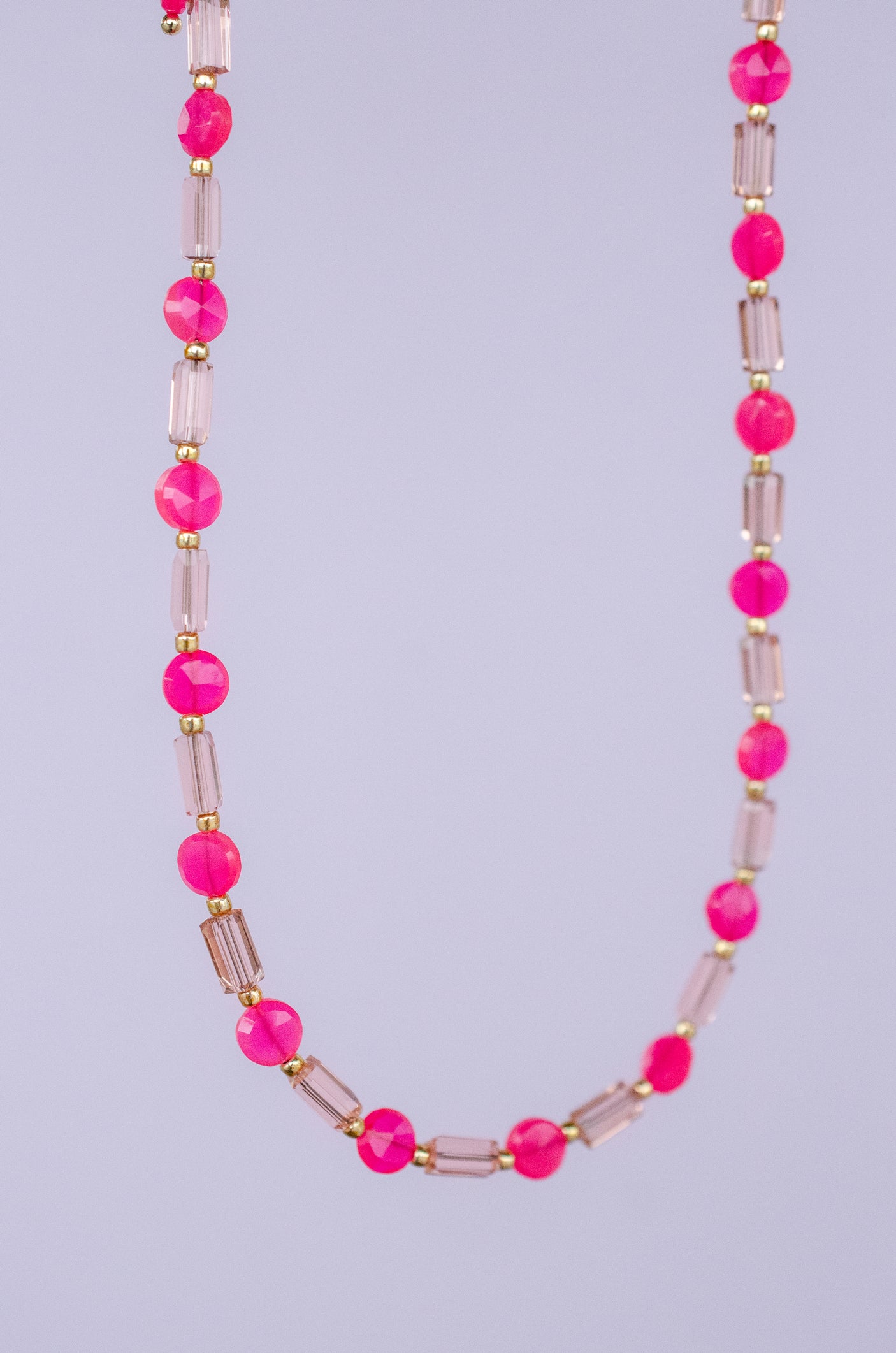 Electric Pink Necklace