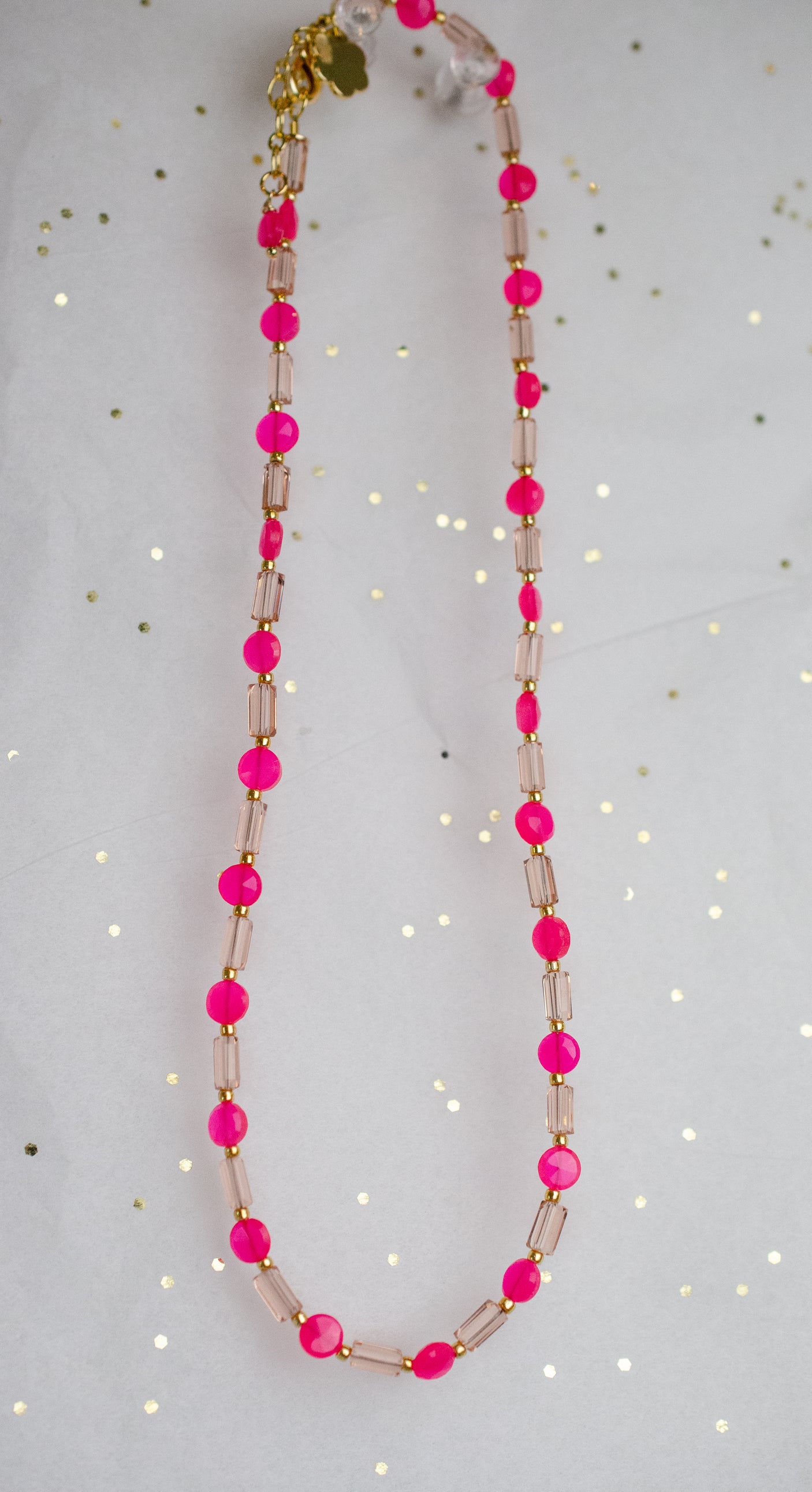 Electric Pink Necklace