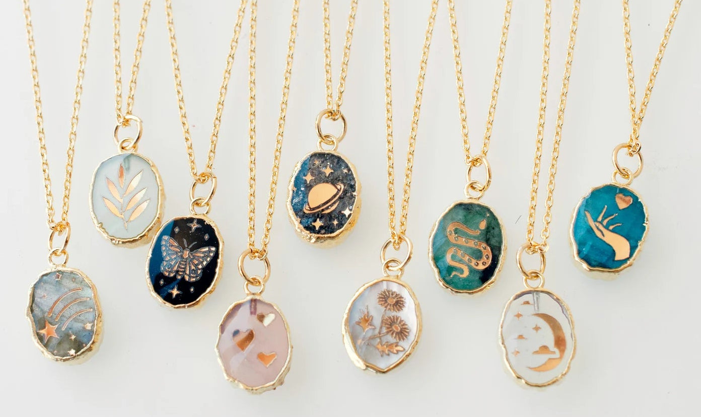 Gemstone Birthstone Necklace