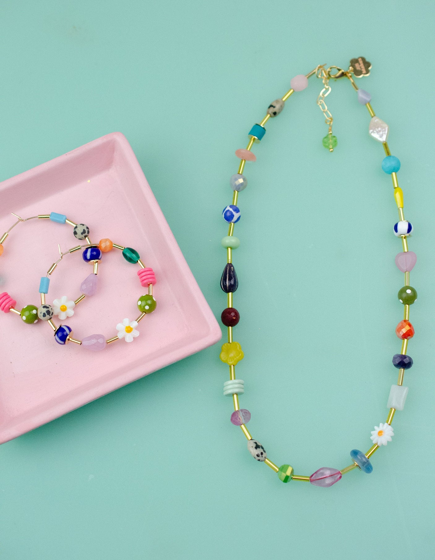 Maxi Beaded Hoops