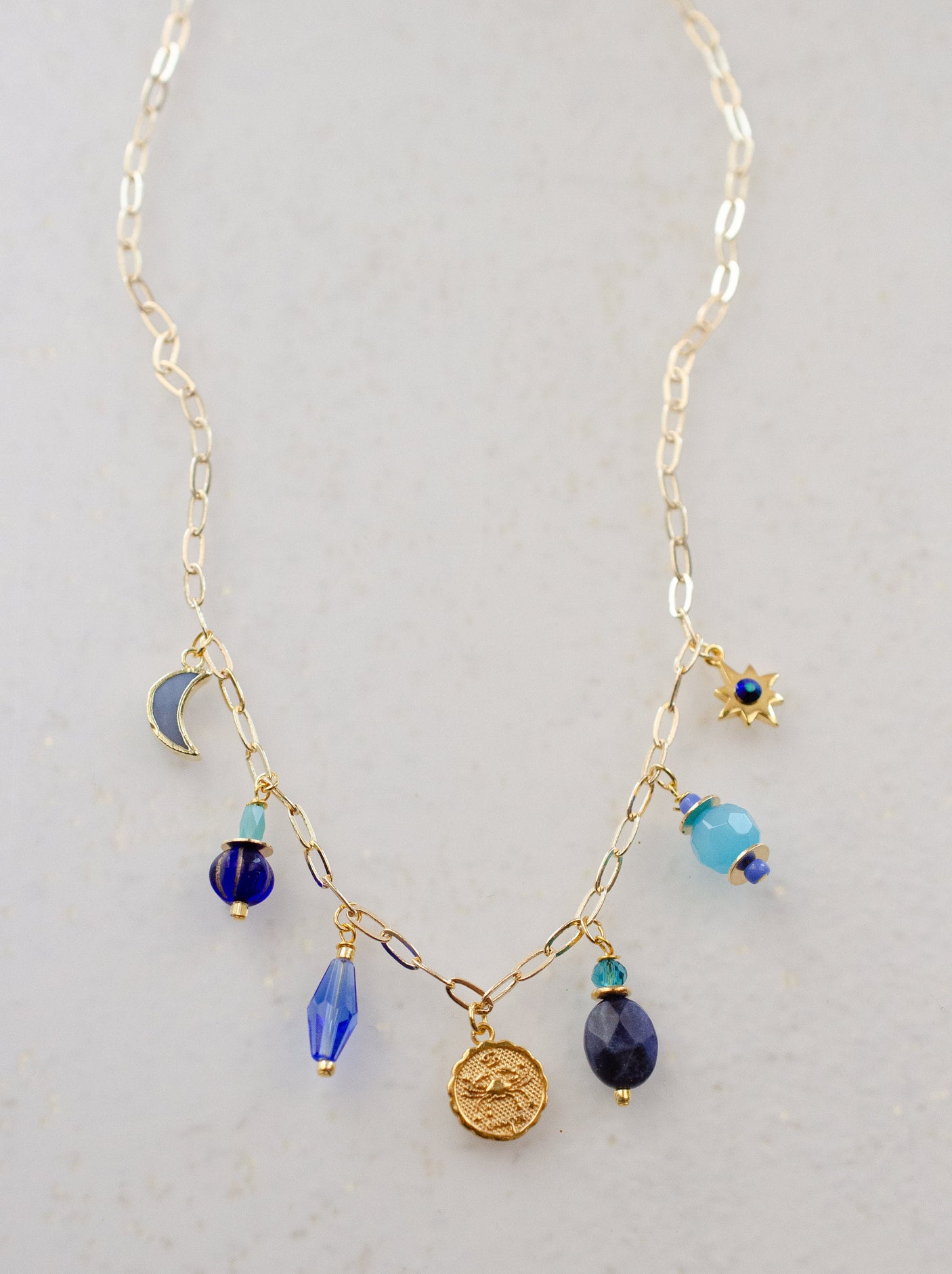 Zodiac Water Charm Necklace