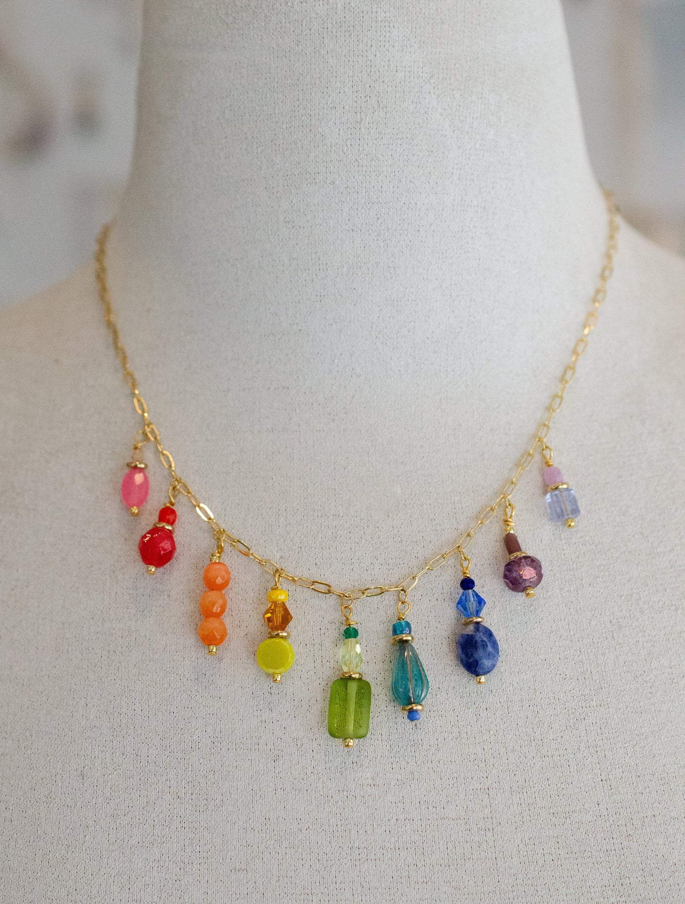 Mosaic Charm Necklace