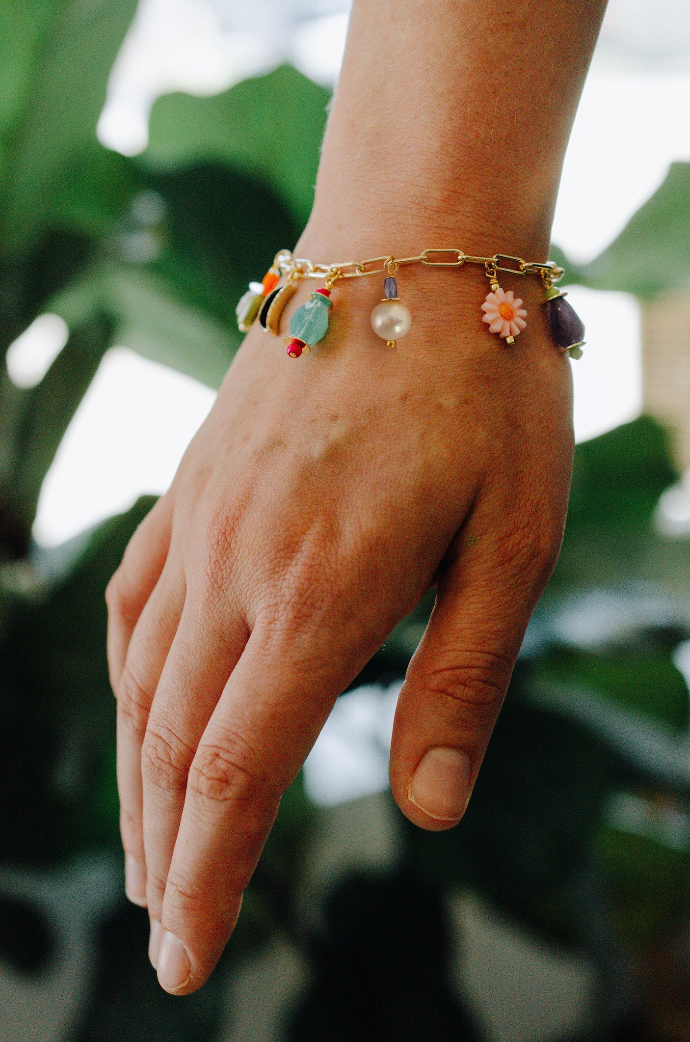 Vienna Initial Charm Bracelet