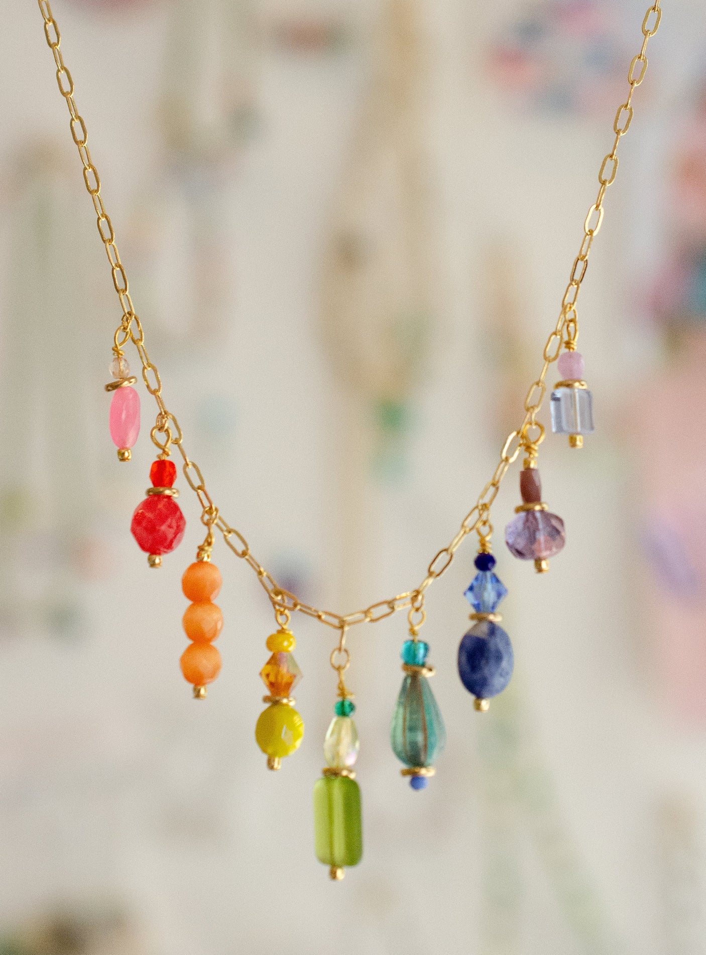 Mosaic Charm Necklace