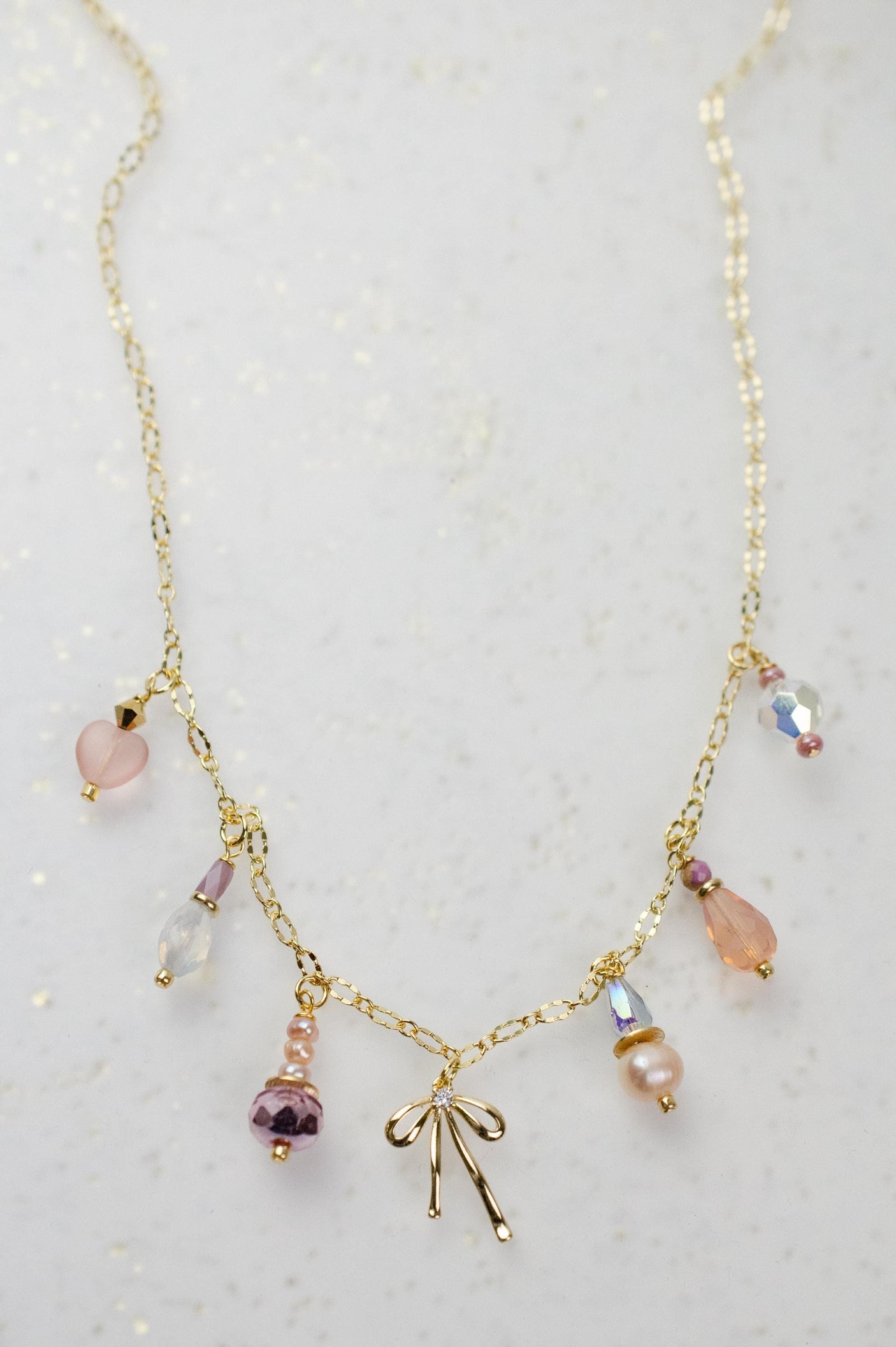 Bow Charm Necklace