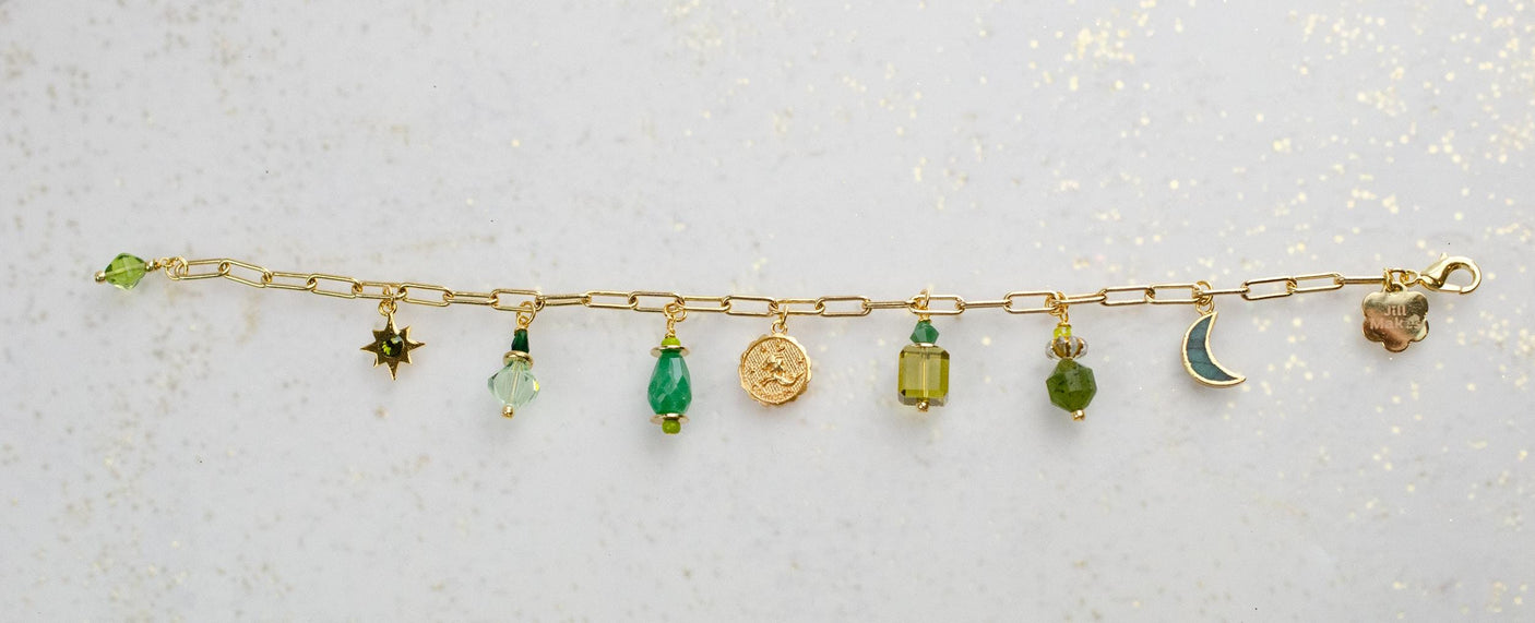 Zodiac Earth Charm Bracelet