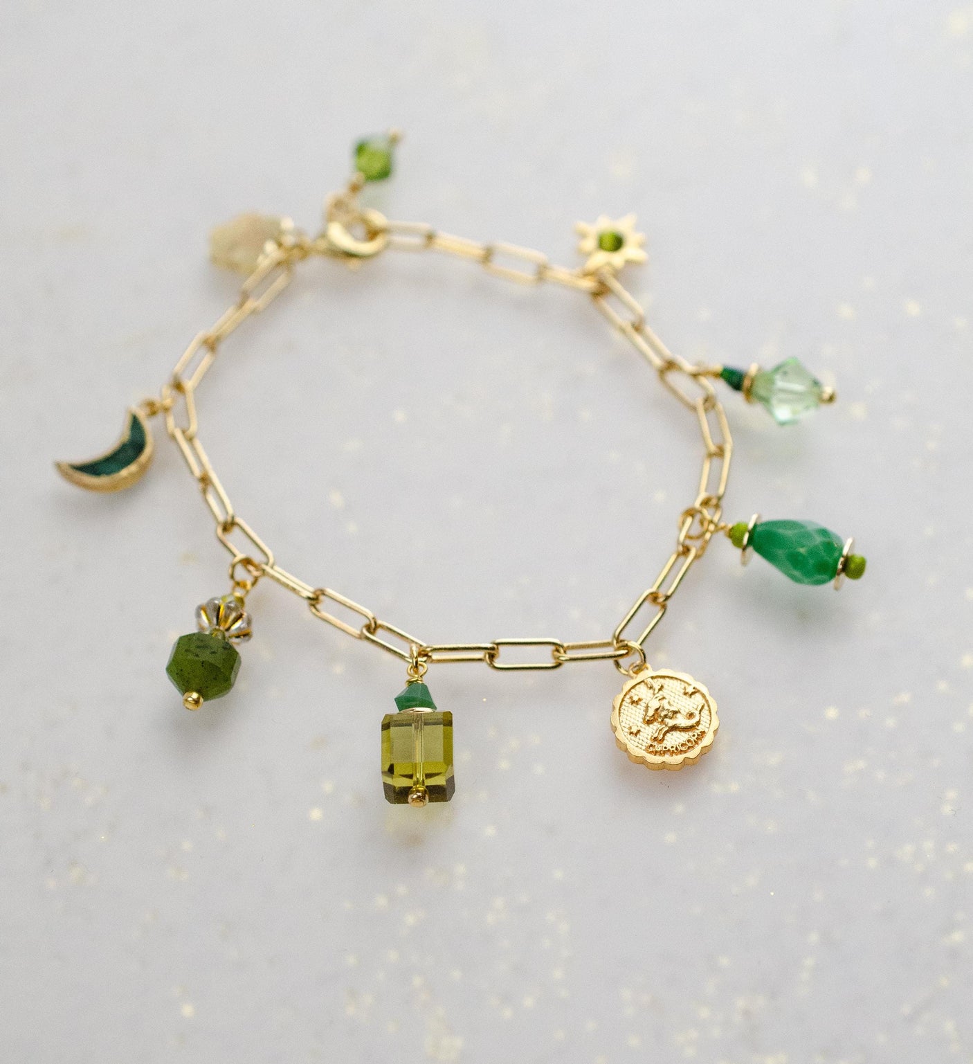 Zodiac Earth Charm Bracelet