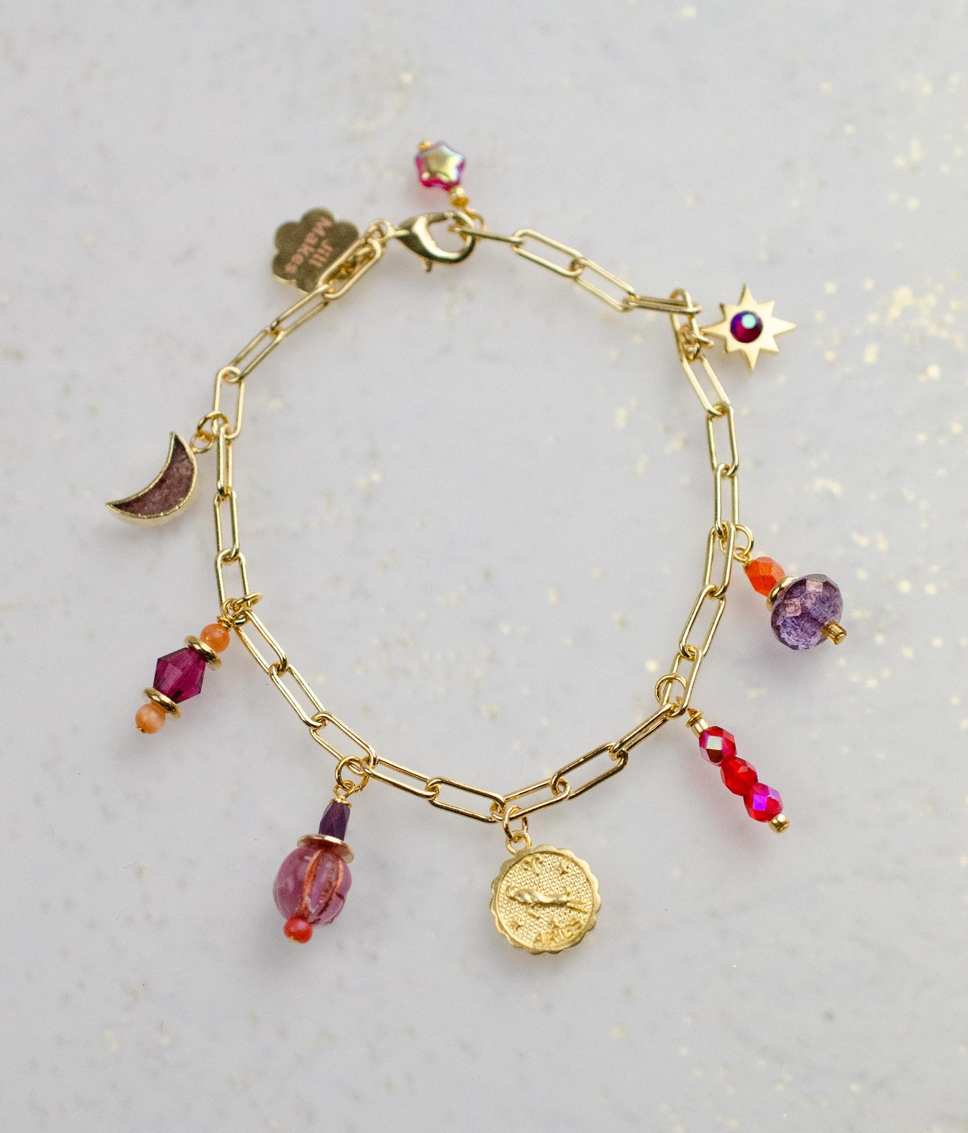 Zodiac Fire Charm Bracelet