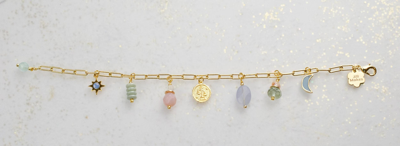 Zodiac Air Charm Bracelet