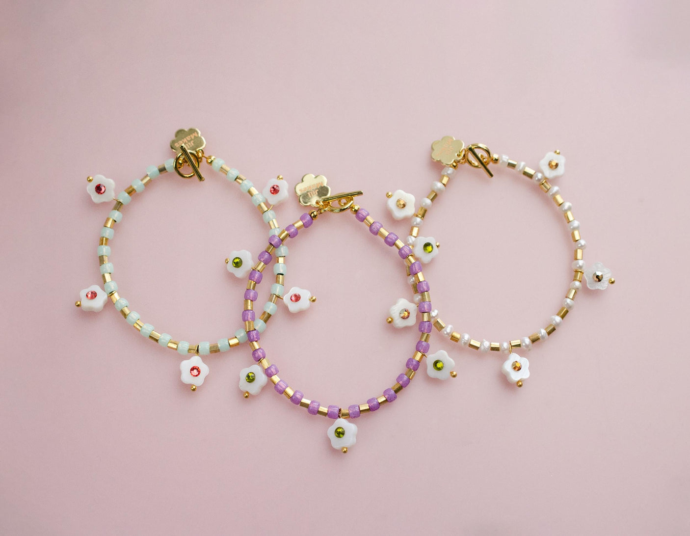 Willow Shell Flower Bracelets