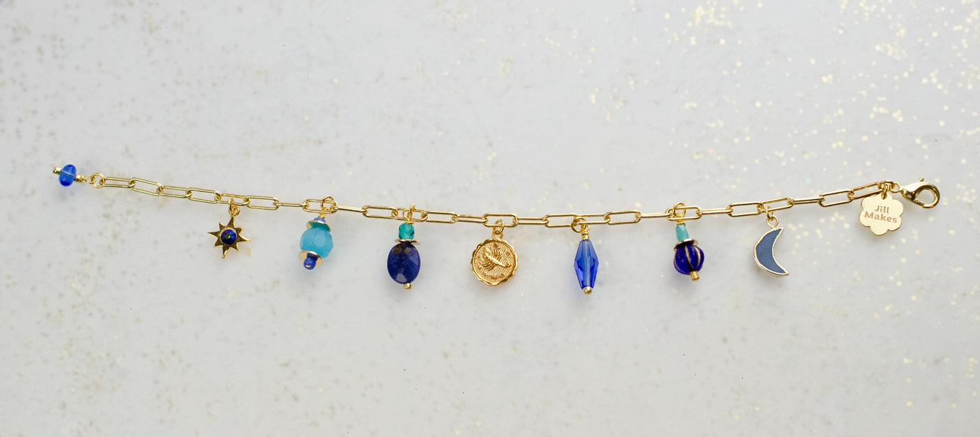 Zodiac Water Charm Bracelet