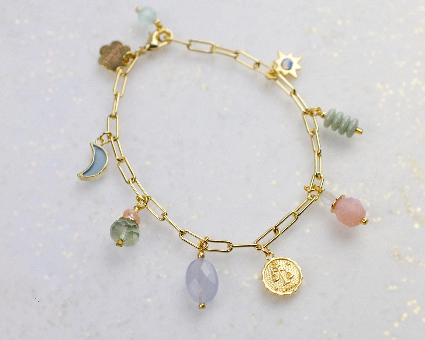 Zodiac Air Charm Bracelet