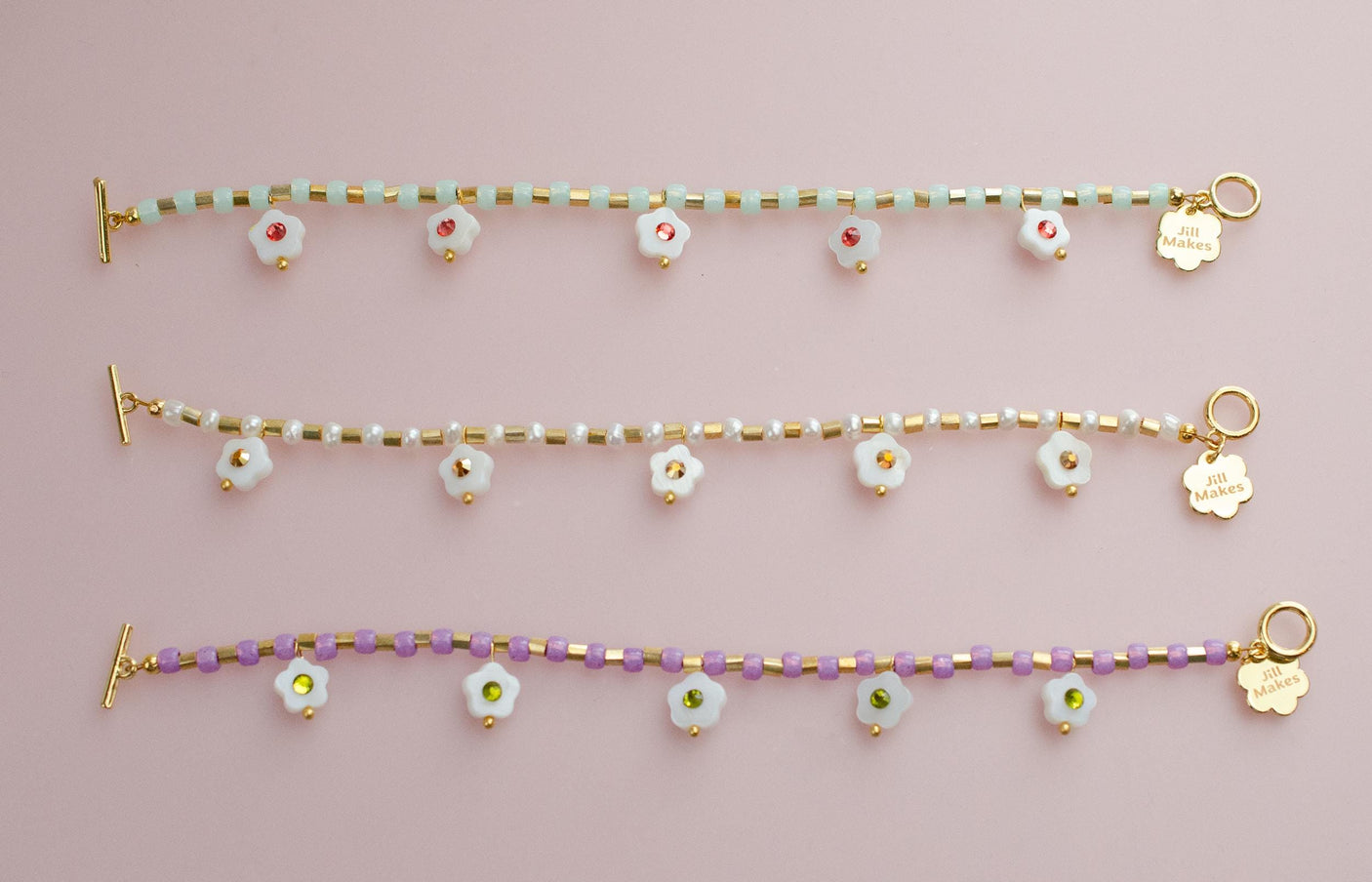 Willow Shell Flower Bracelets