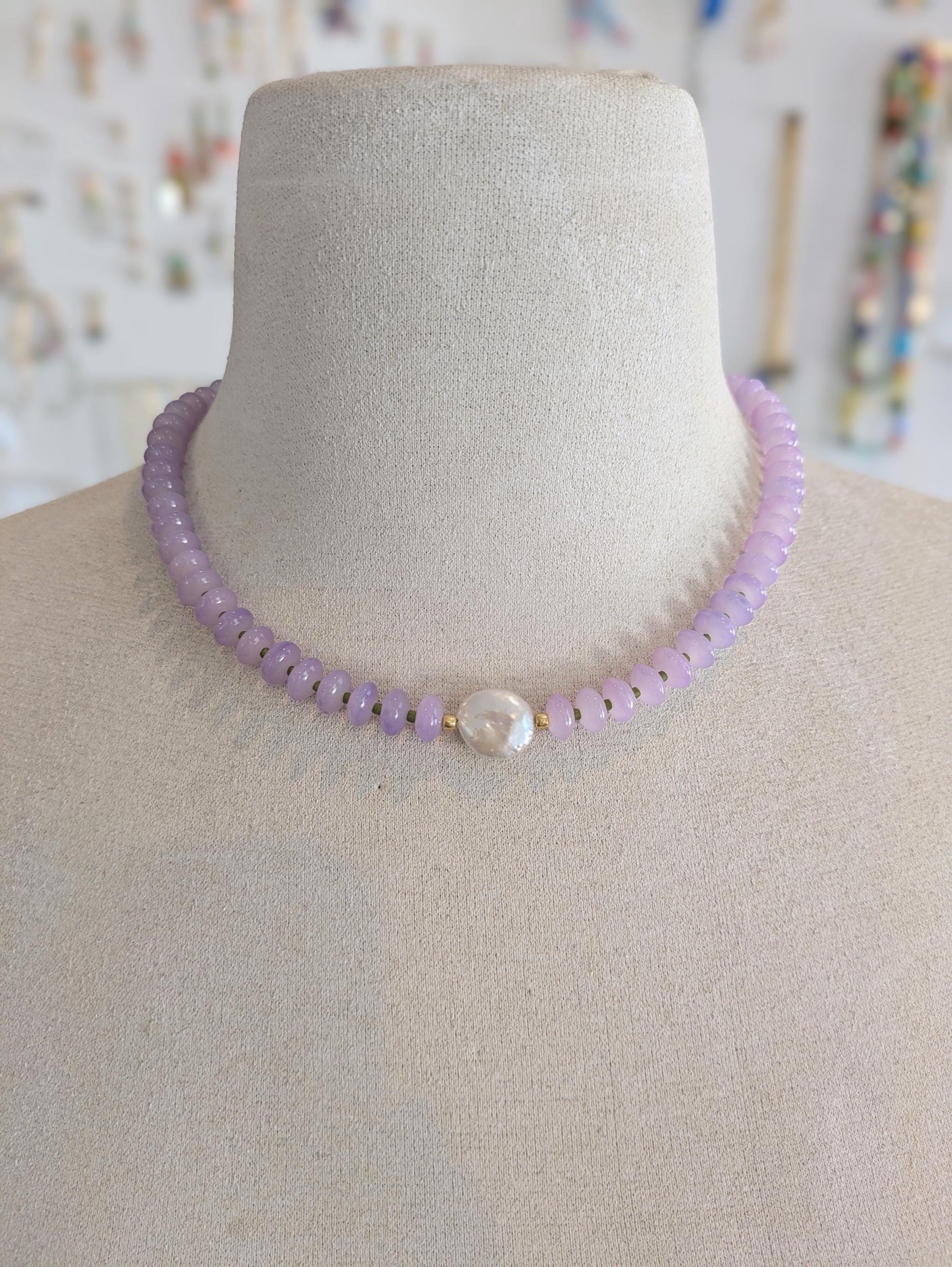 Dew Drop Beaded Necklace