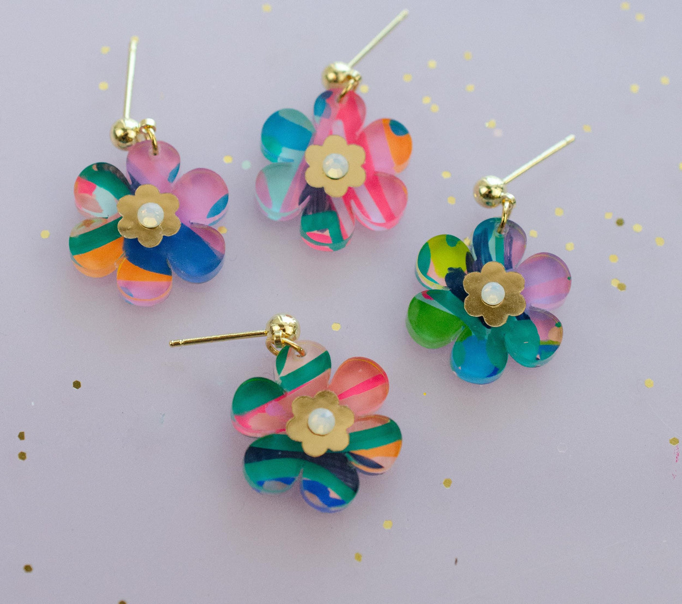 Polly Flower Earrings