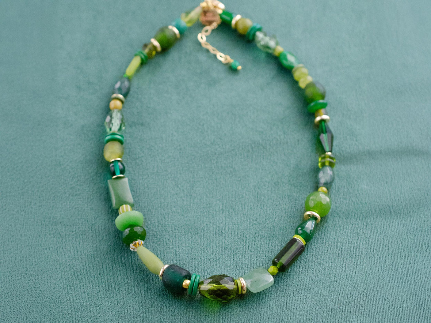 Fern Beaded Necklace