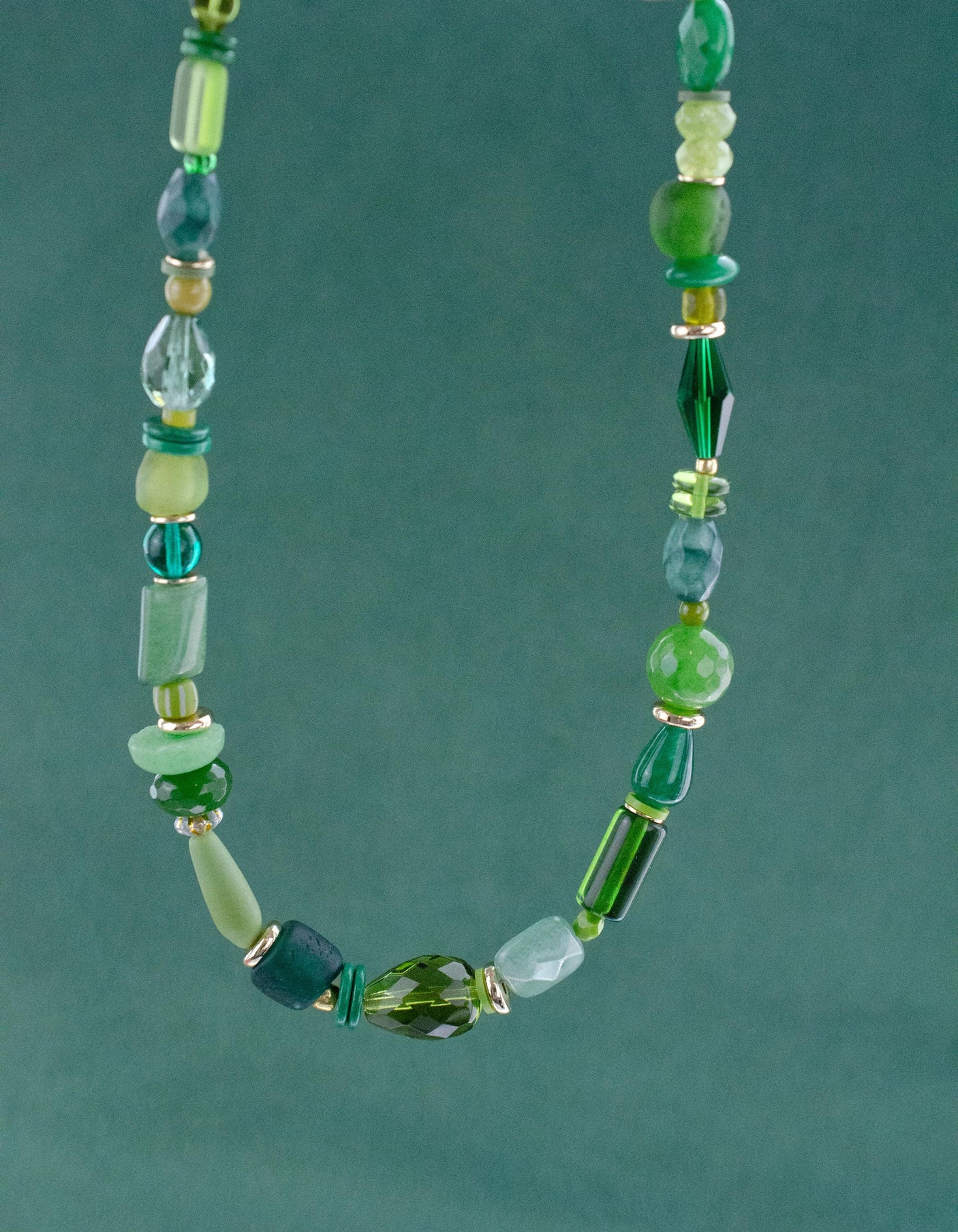 Fern Beaded Necklace