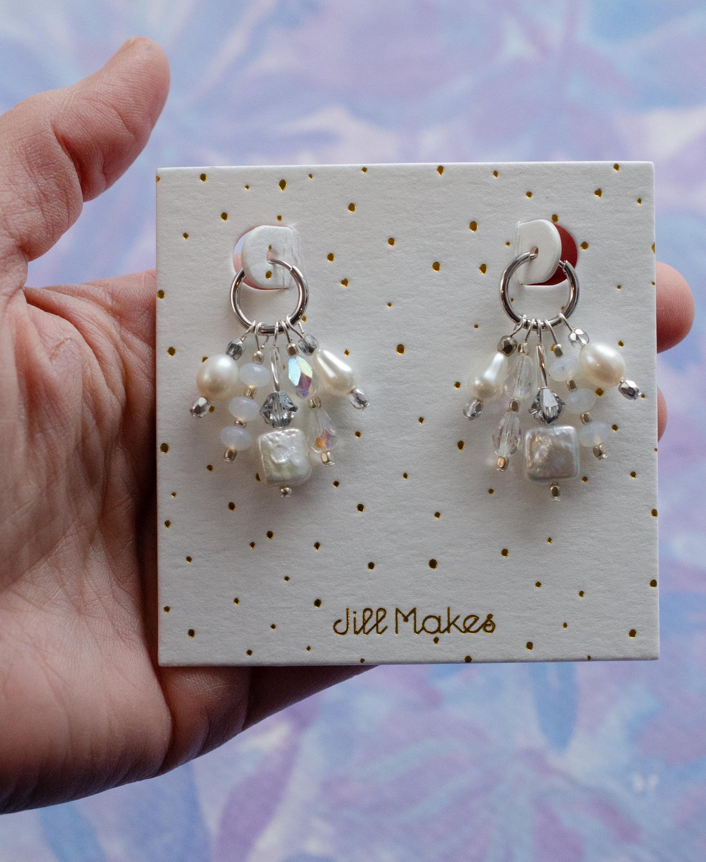Moonfall Silver Earrings