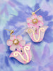 Miriam Abstract Flower Earrings