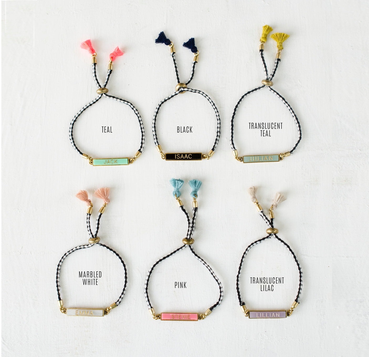 Acrylic Rope Bracelets