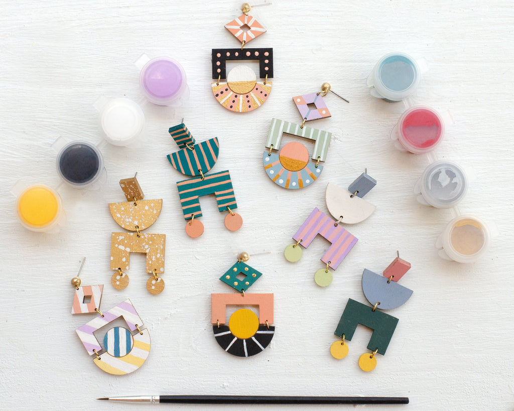 DIY Jewelry Kit, DIY Earring Kit, Easter Basket Gift, Easter gift, jewelry kit, statement earrings, diy jewelry, party kit, Florence Kit