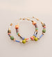 Garden Party Beaded Hoops