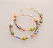 Garden Party Beaded Hoops