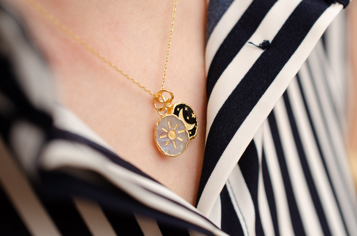Celestial Gemstone Necklace