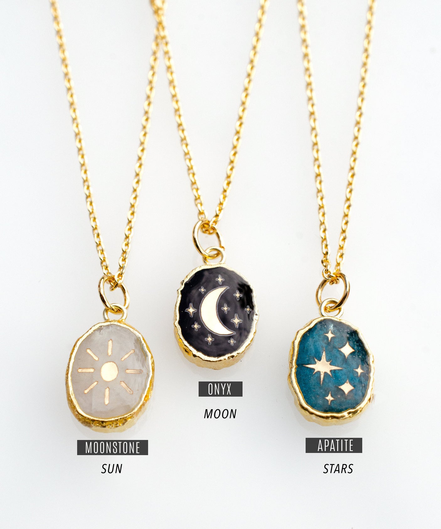Celestial Gemstone Necklace