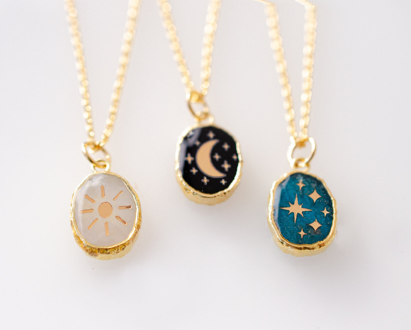 Celestial Gemstone Necklace