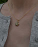 Round initial necklace, Personalized initial necklace, monogram initial, custom initial, round letter pendant, layering necklace