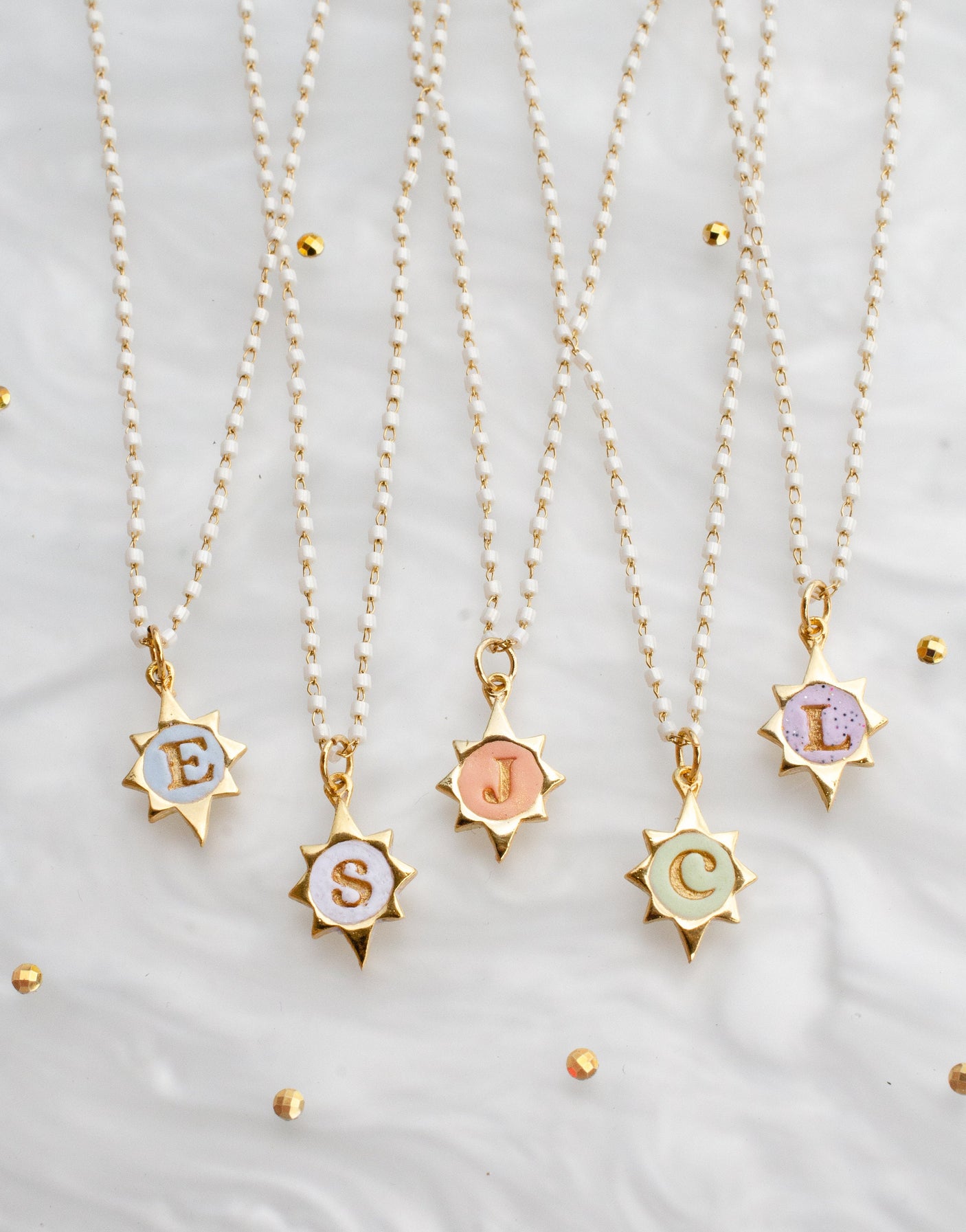 Personalized Initial Star Necklace