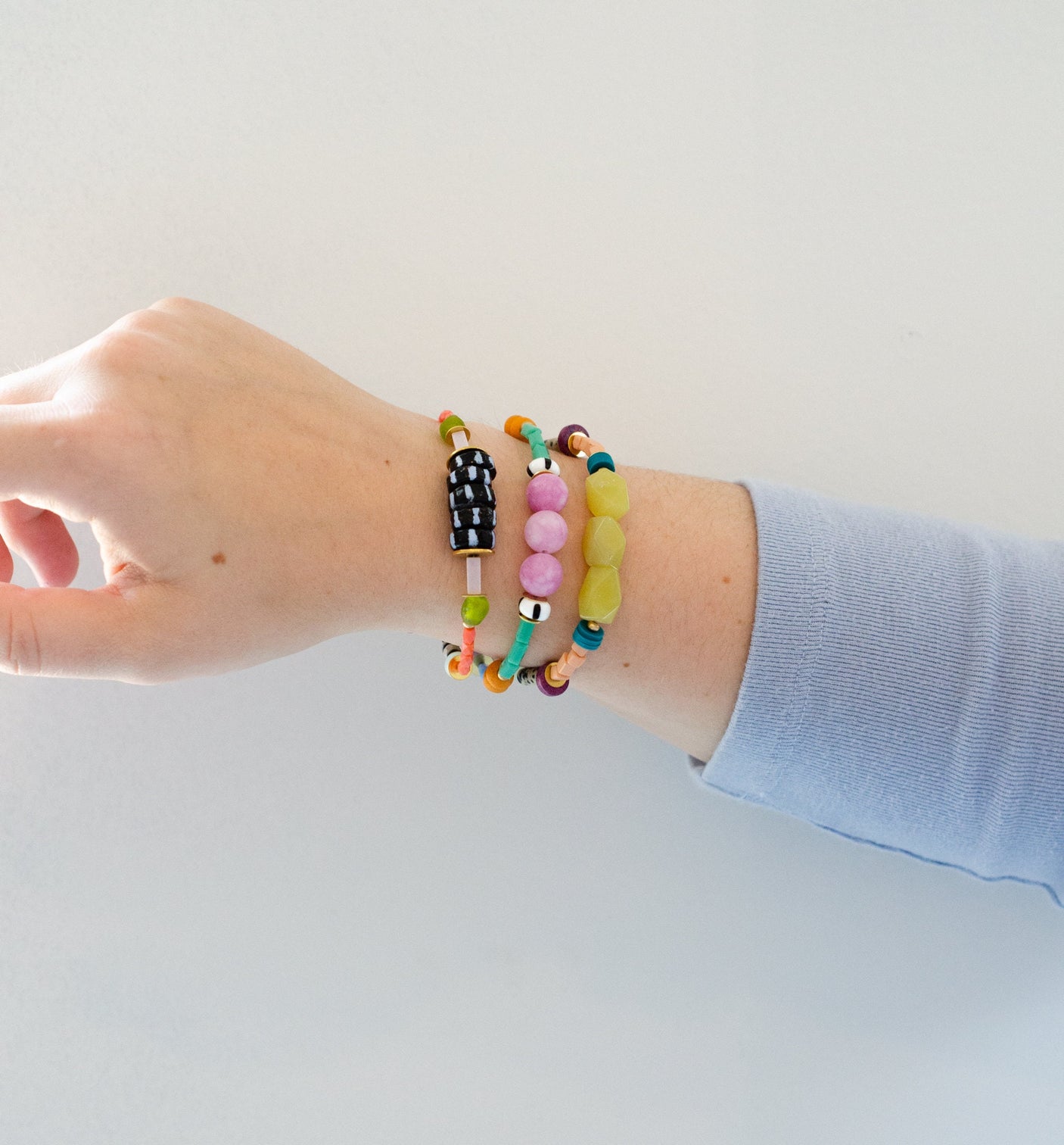 Zinnia Beaded Bracelets