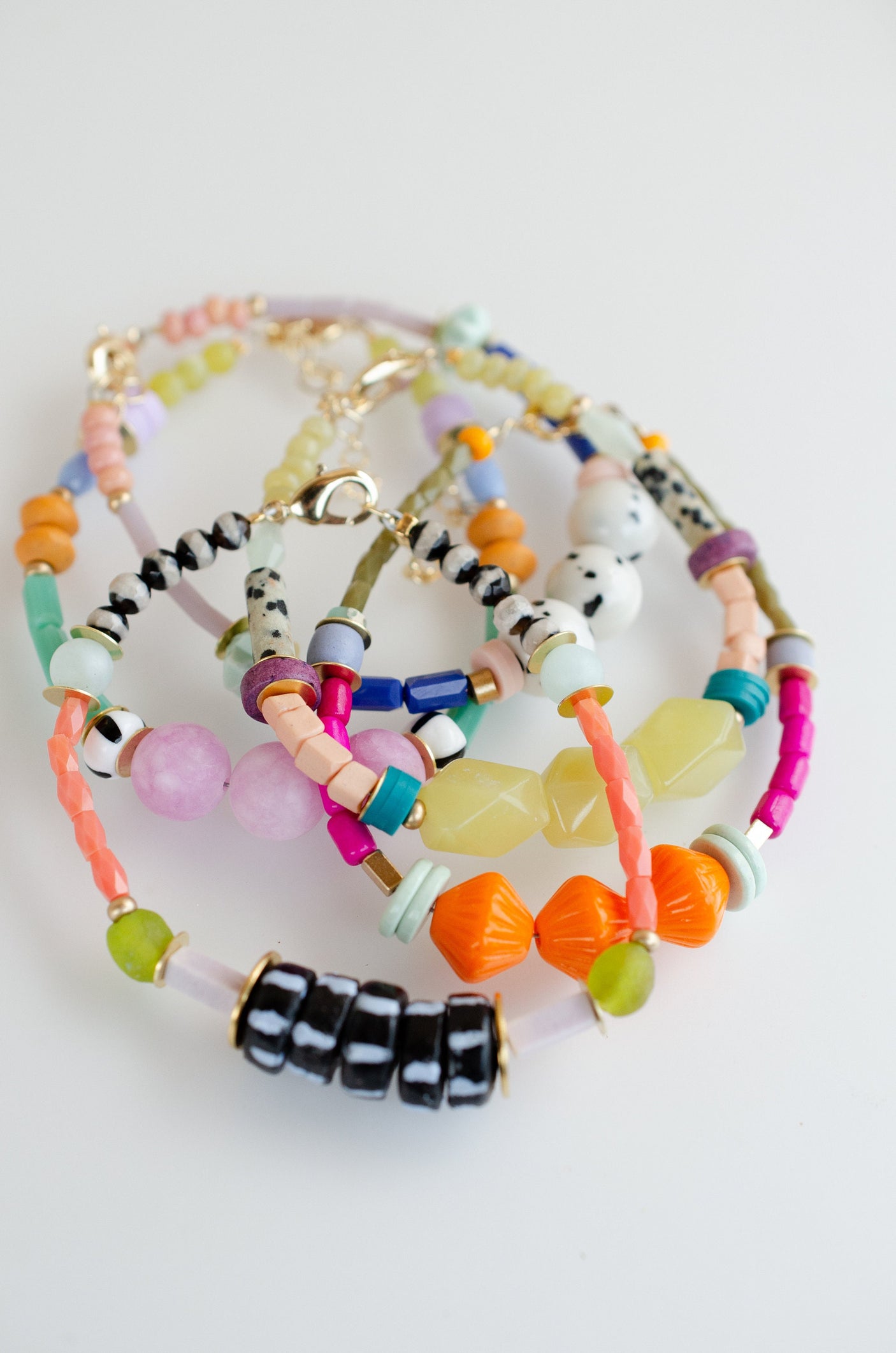 Zinnia Beaded Bracelets