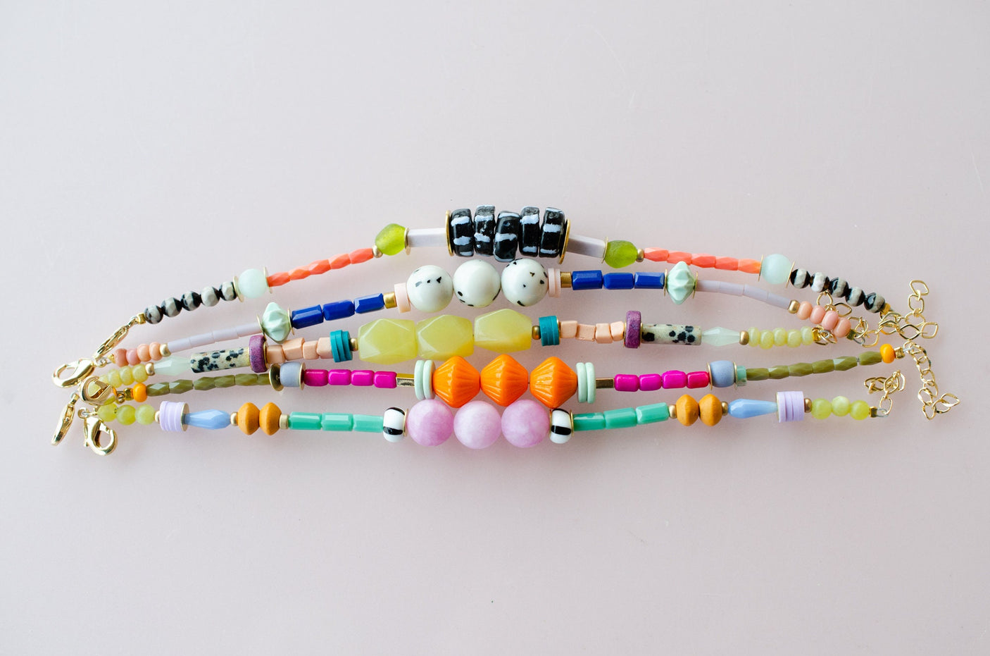 Zinnia Beaded Bracelets