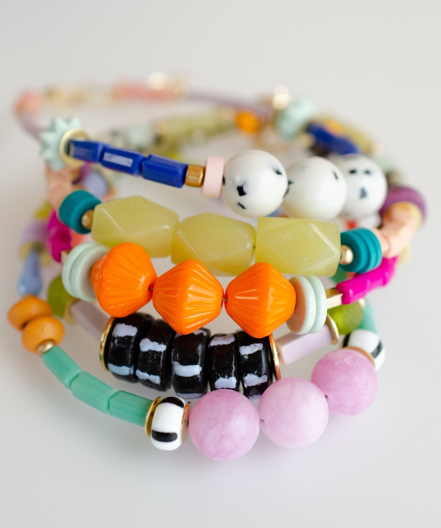 Zinnia Beaded Bracelets