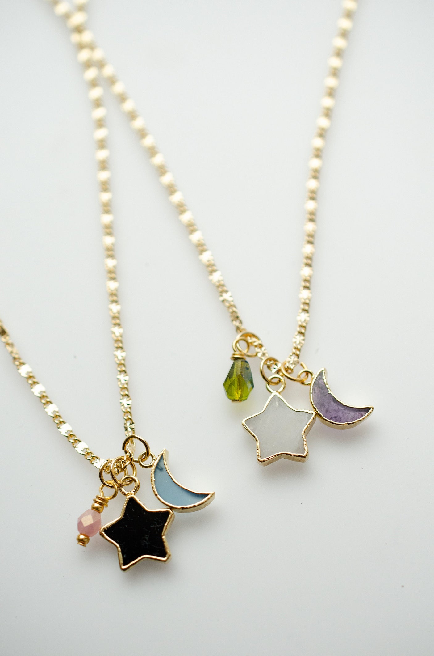 Moon / Star Charm Necklace