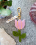 Personalized Flower Keychain, Custom name keychain, easter gift, personalized gift, acrylic keychain, name keychain, pastel flower keychain