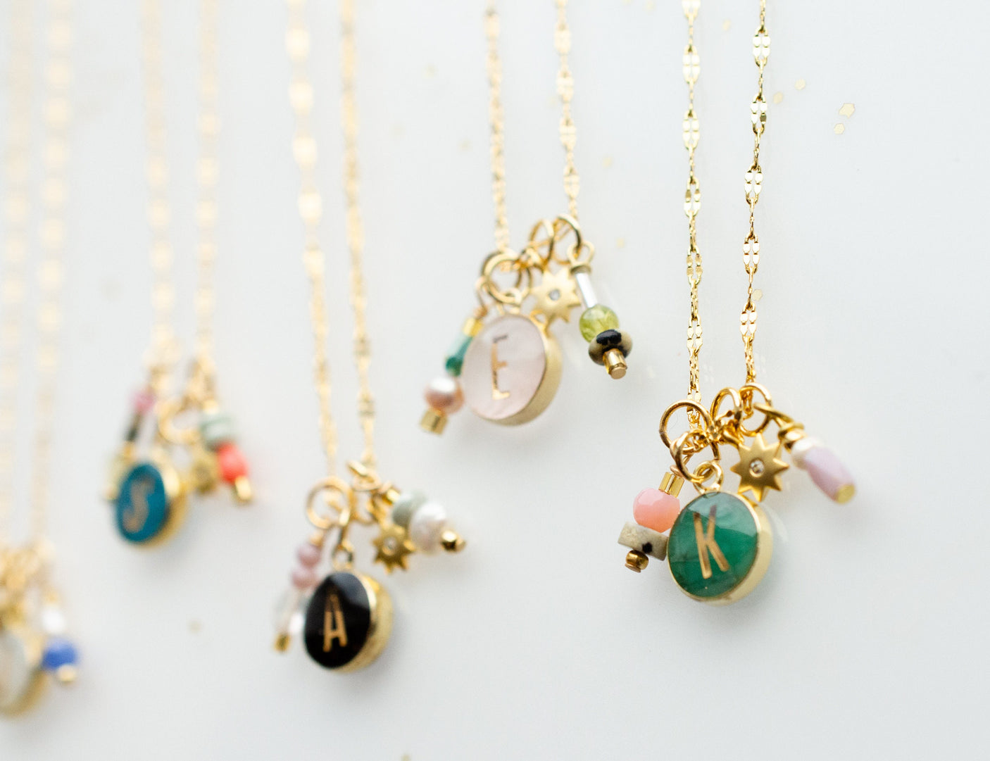 Initial Charm Necklace