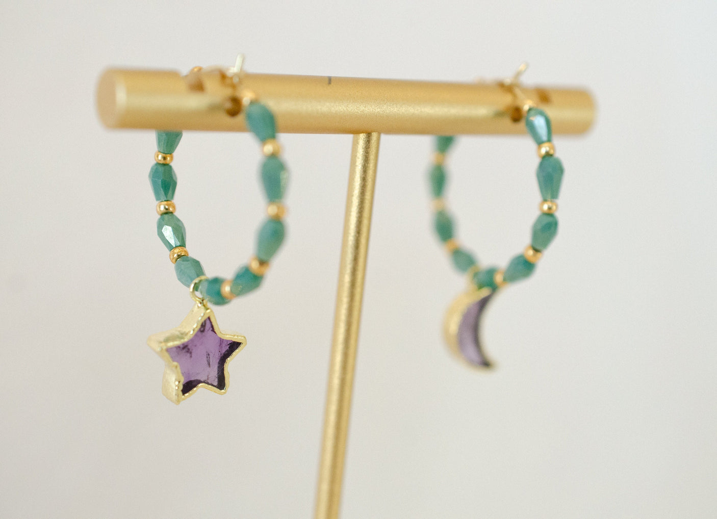 Celestial Hoop Earrings