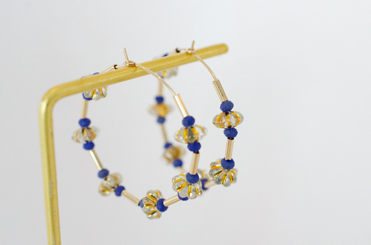 Ophelia Beaded Hoops