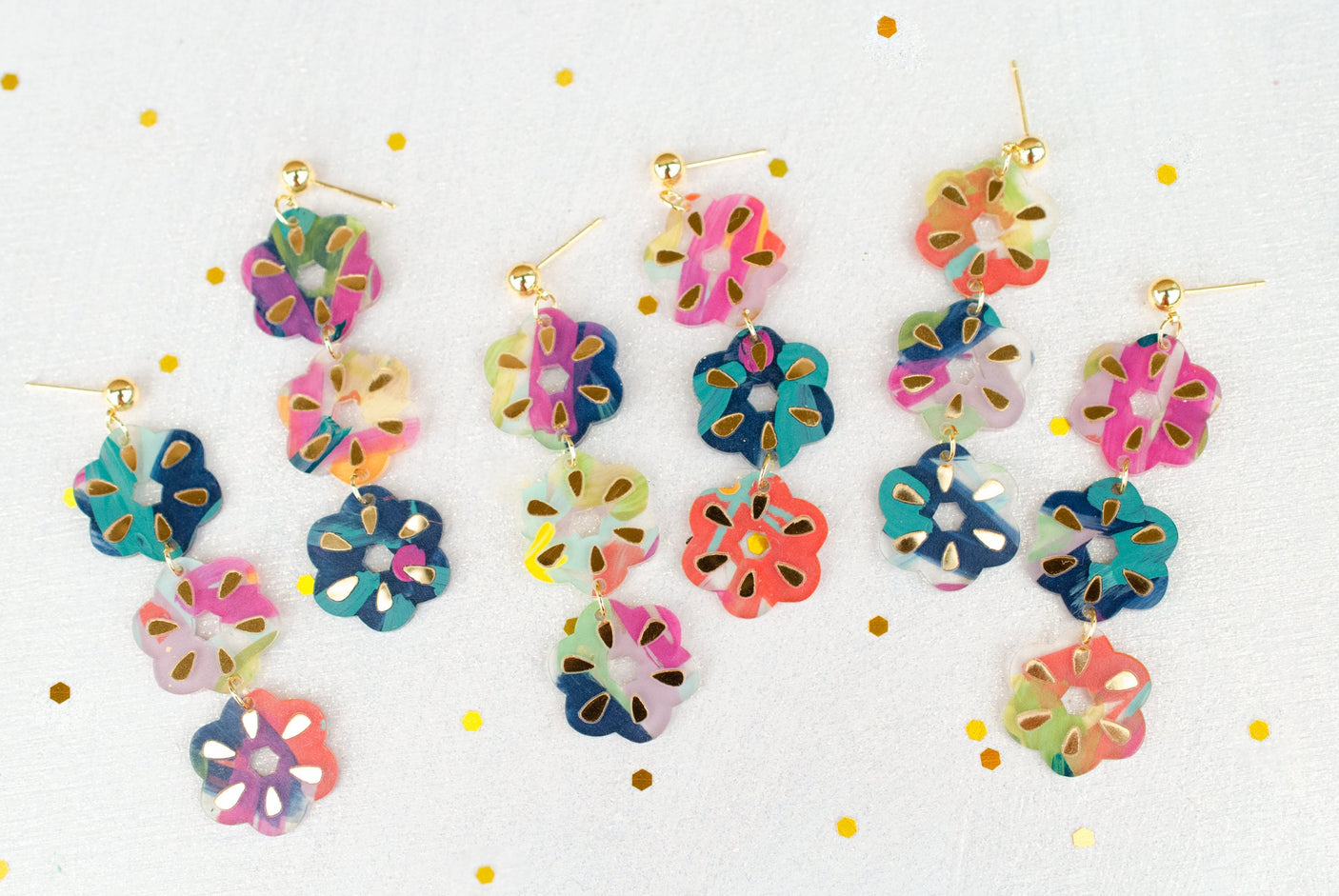 Delilah Flower Earrings