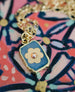 Gemstone flower necklace