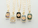 Gemstone flower necklace