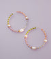 Pearl hoop earrings