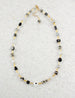 Black and white Beaded Necklace