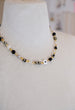 Black and white Beaded Necklace